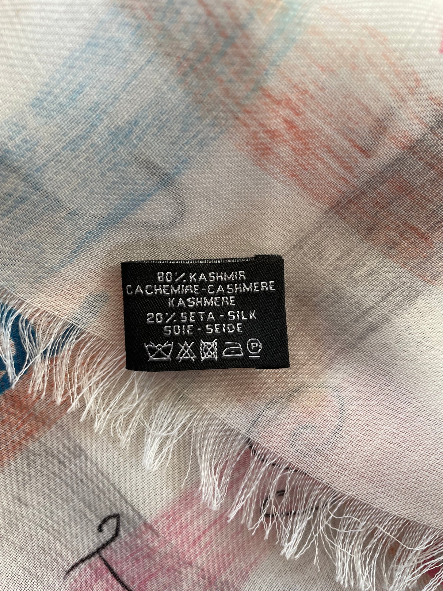 Étole cachemire Chanel