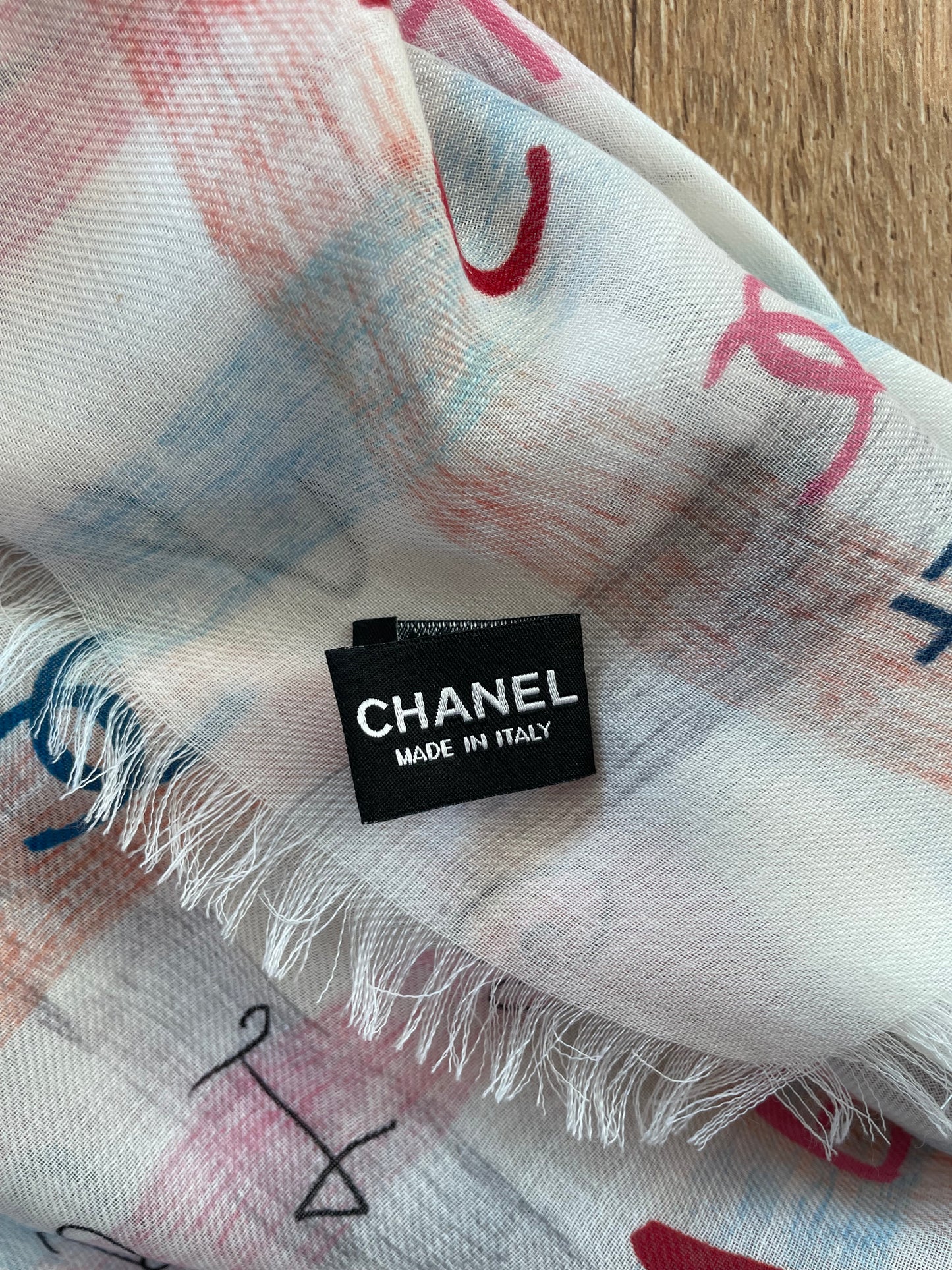 Étole cachemire Chanel