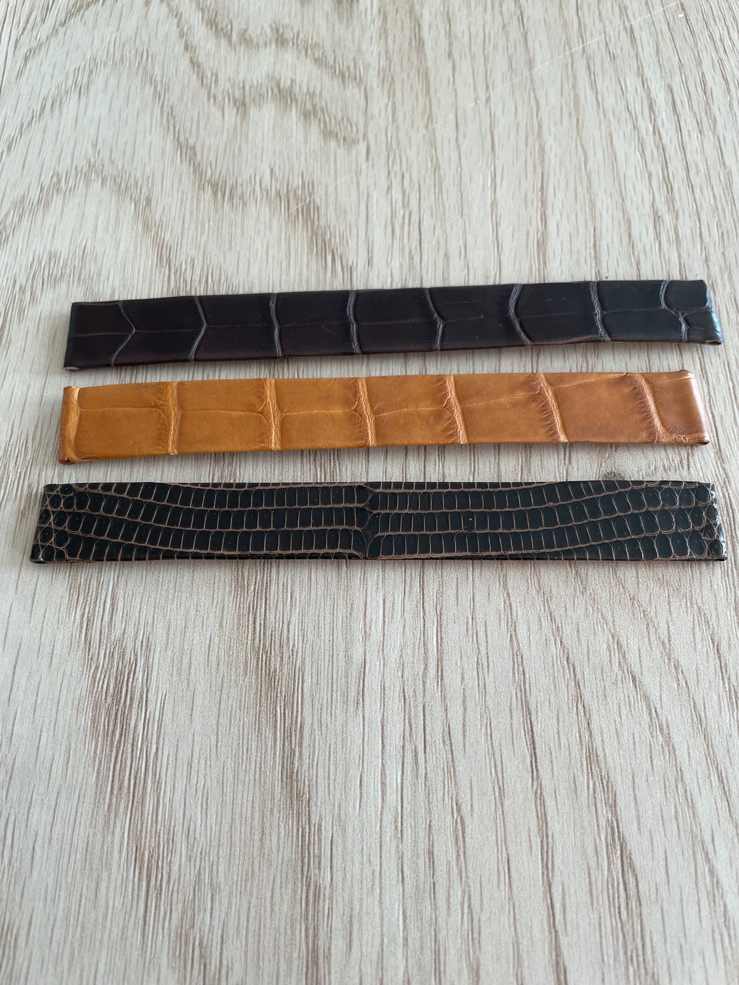 Set of 3 Van Cleef & Arpels watch straps