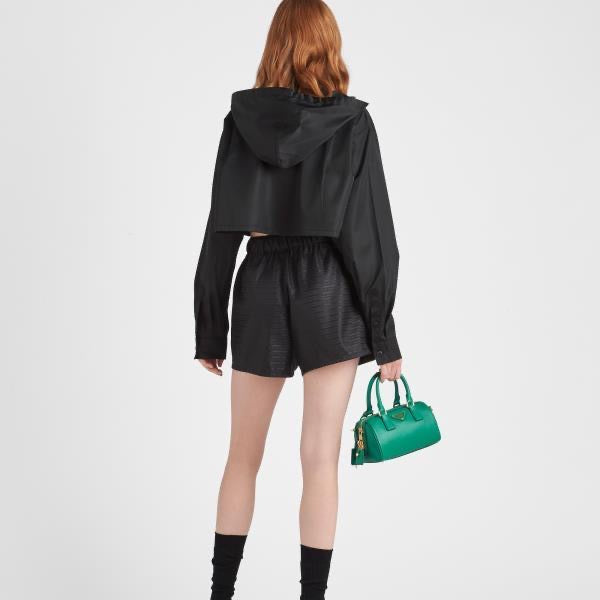 Short Prada en nylon noir 38