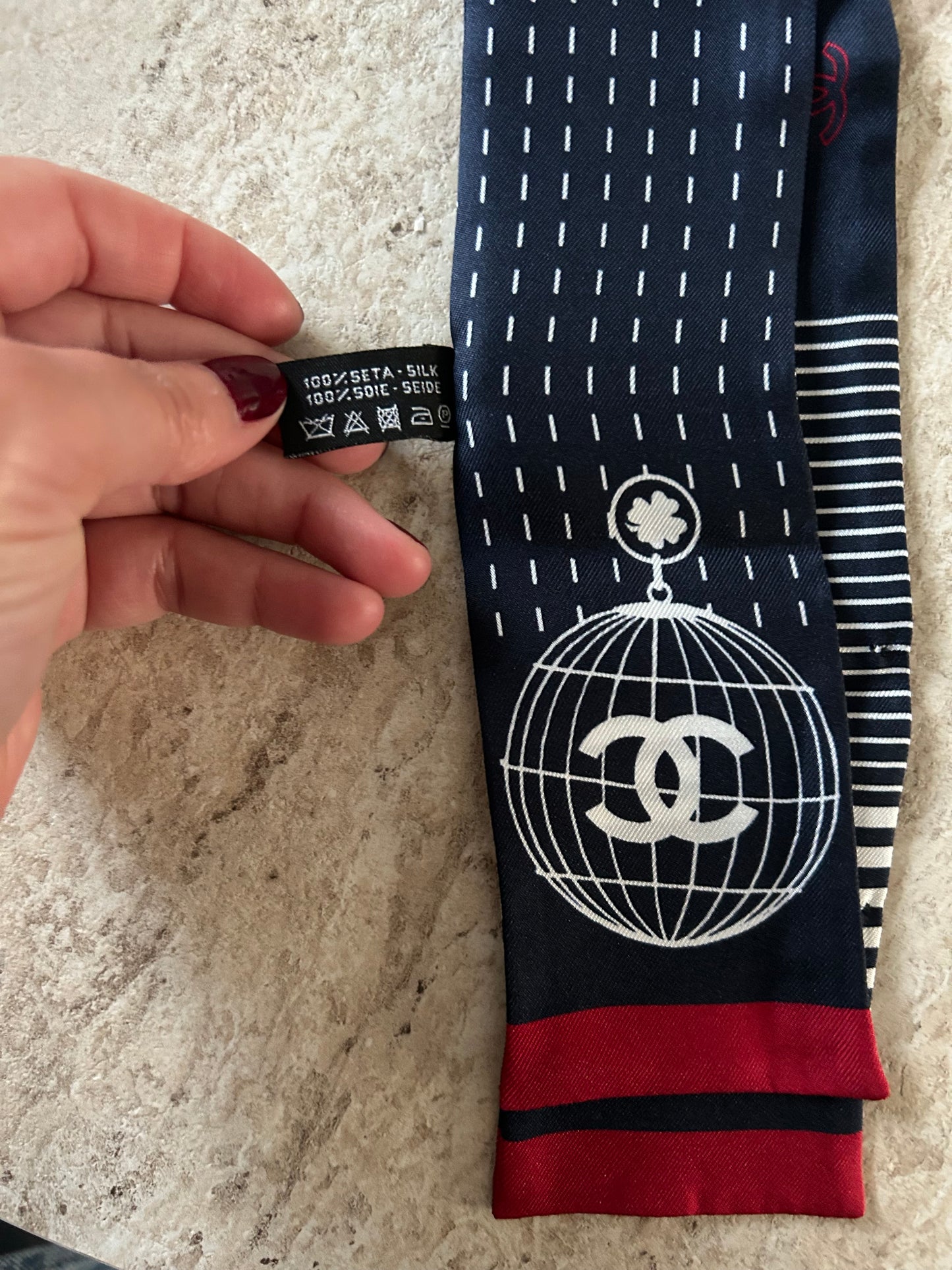 Bandeau twill Chanel