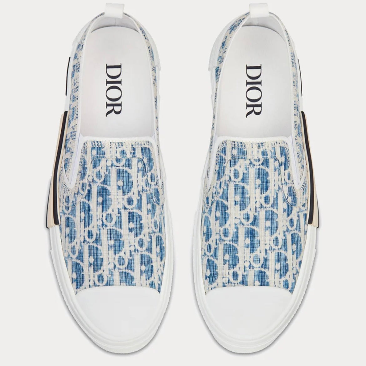 Dior Kasuri Jacquard B23 slip-on sneakers 38