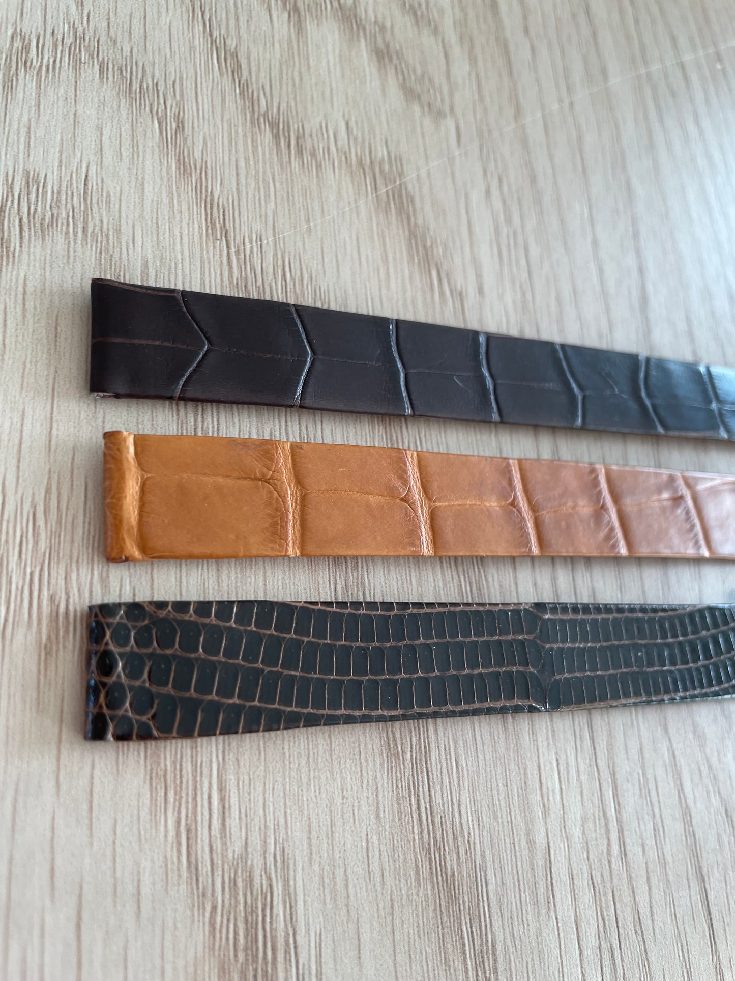 Set of 3 Van Cleef & Arpels watch straps