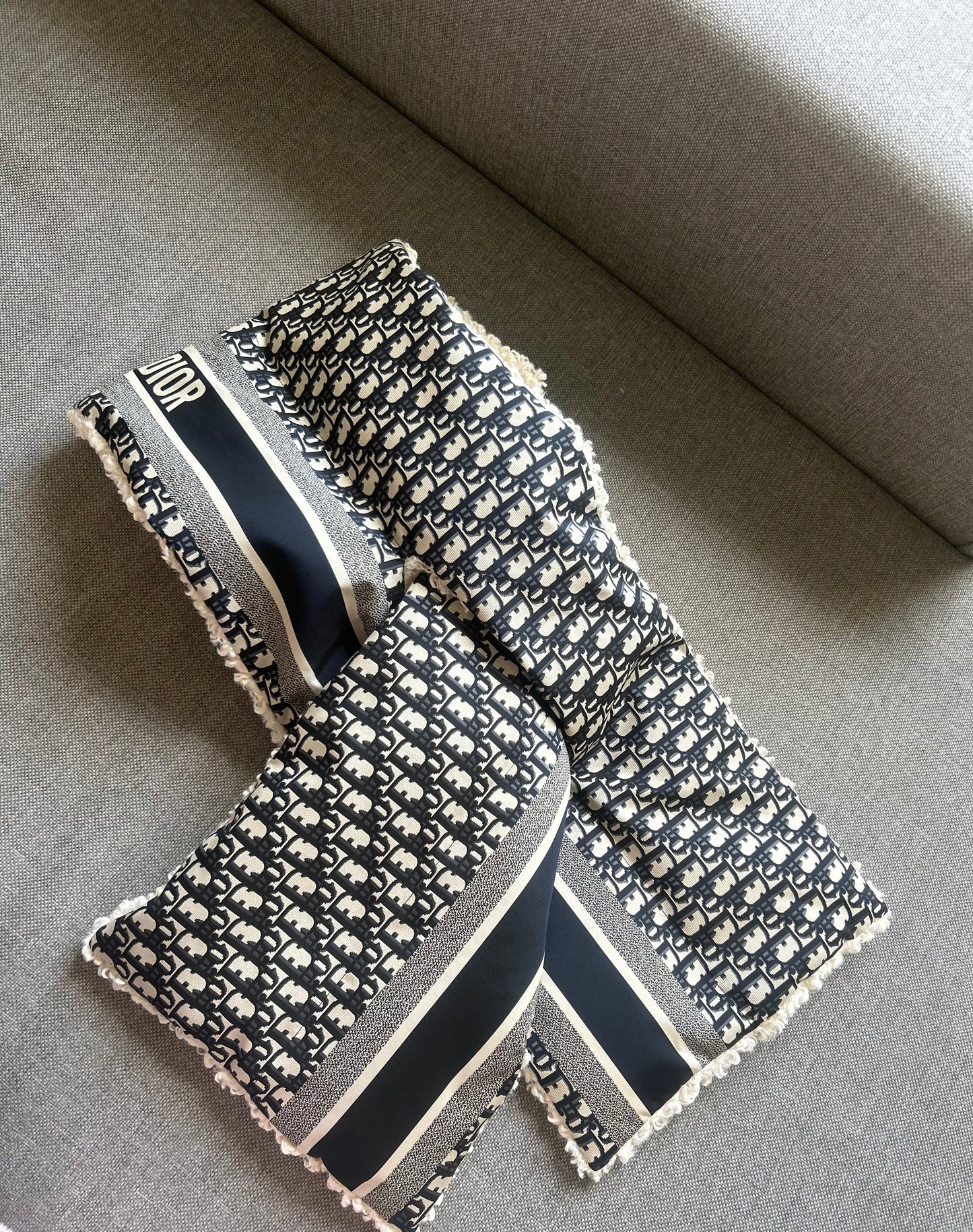 Tour de cou écharpe Dior oblique