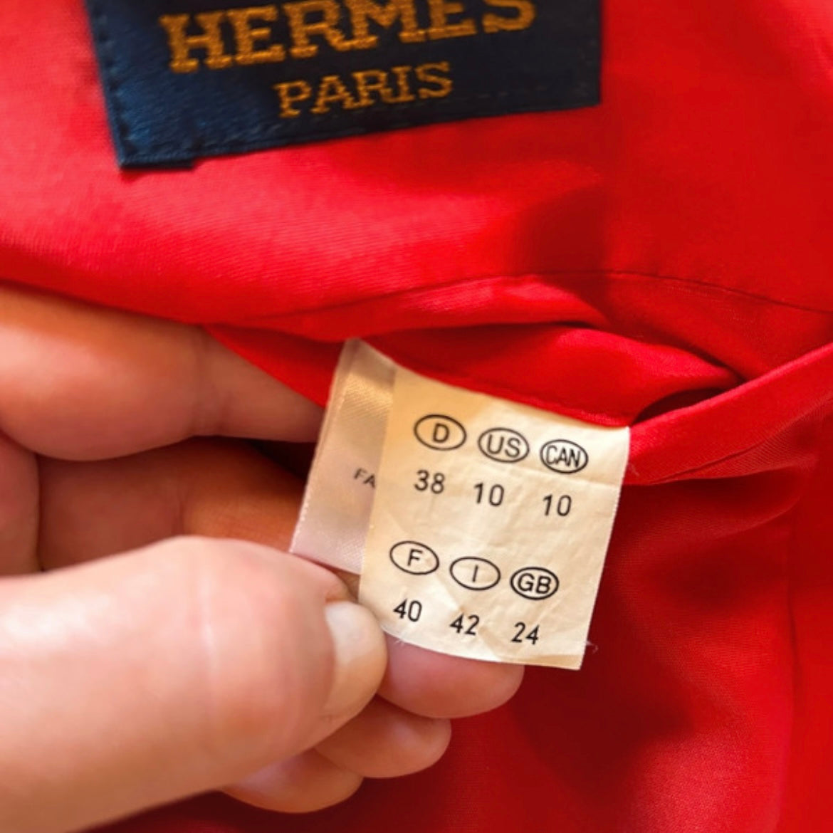 Blazer Hermès 38