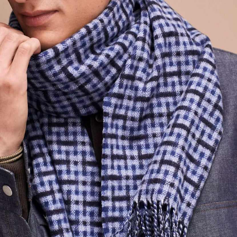 Hermès monogrammed scarf