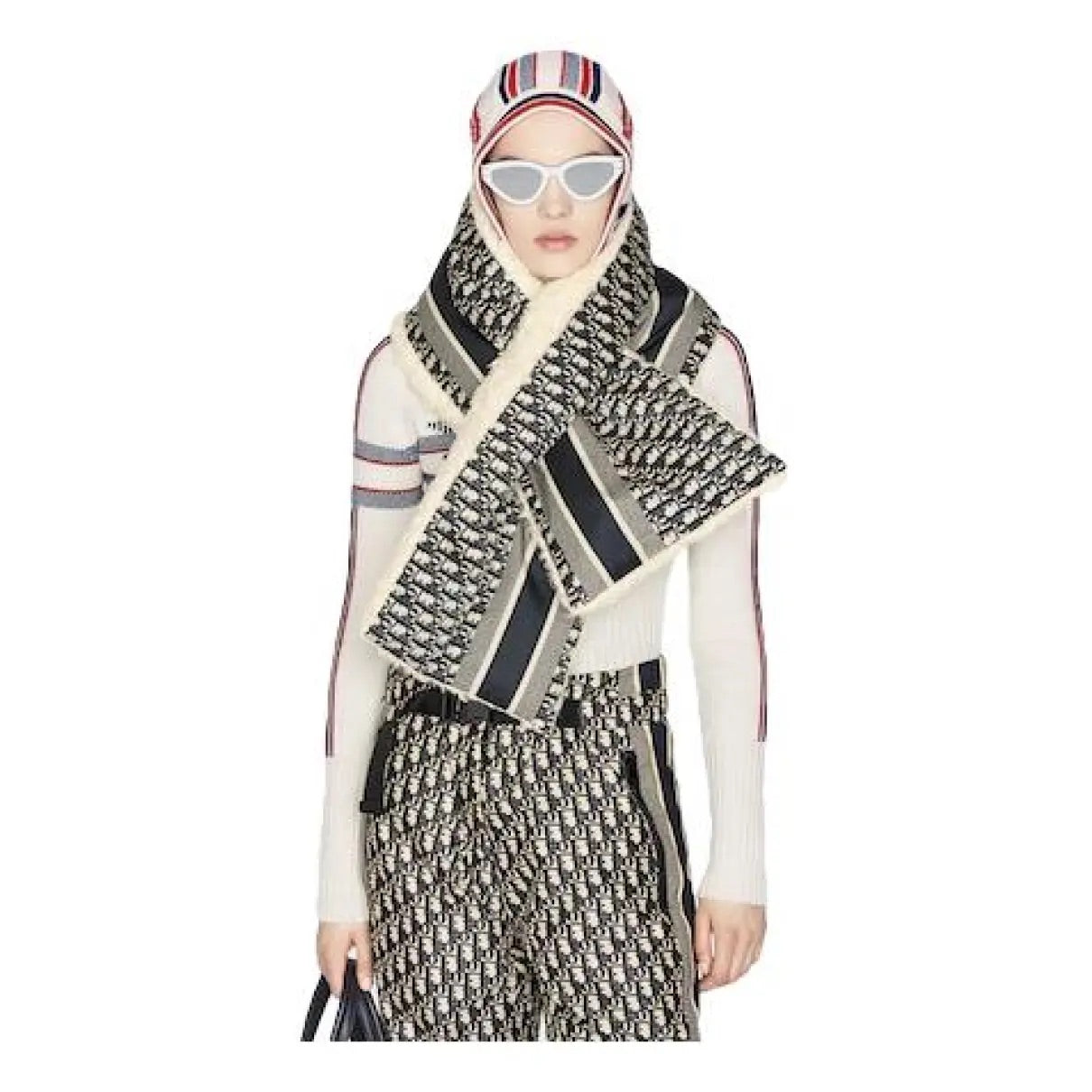 Tour de cou écharpe Dior oblique