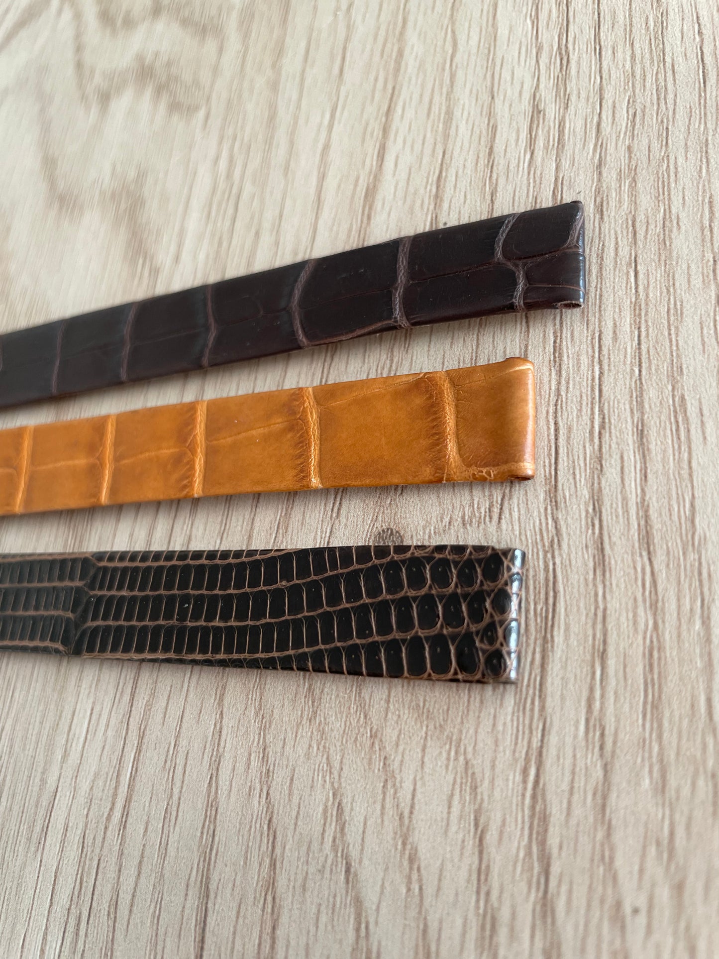 Set of 3 Van Cleef & Arpels watch straps