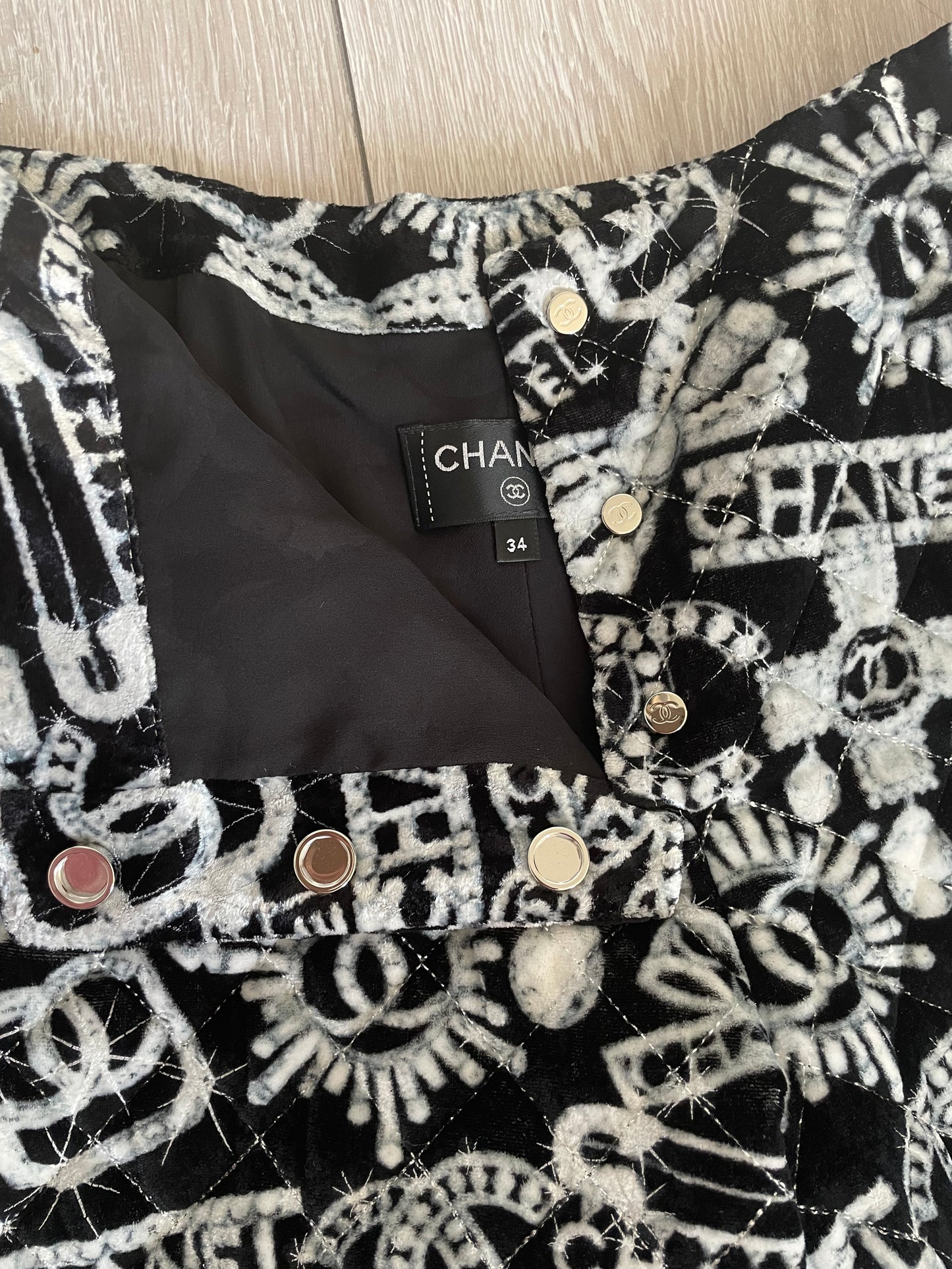Pantalon carotte Chanel 34
