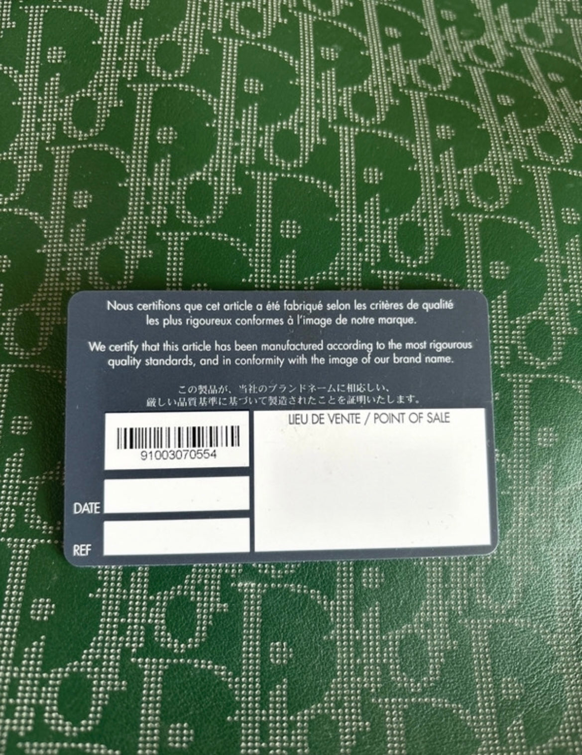 Sac à dos Dior Oblique
