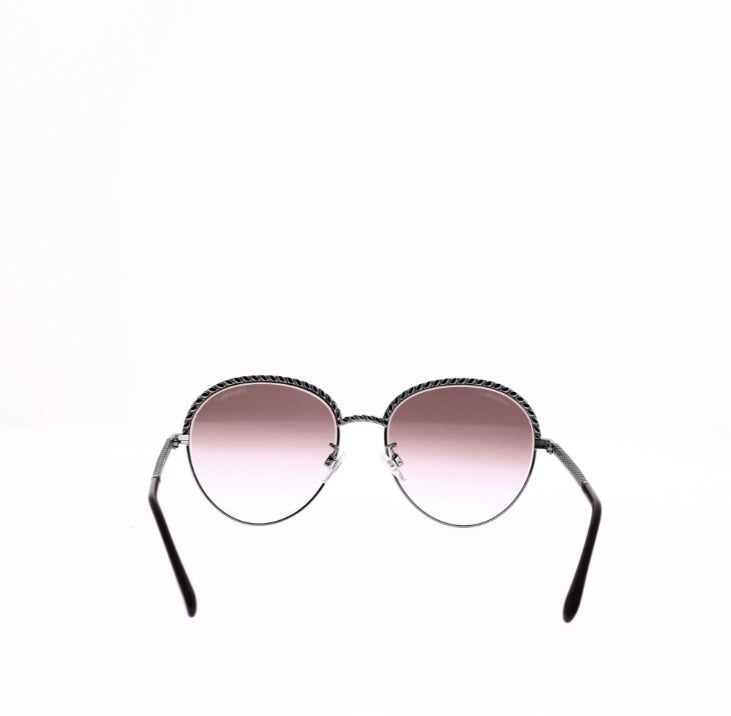 Chanel Bordeaux Metal Sunglasses