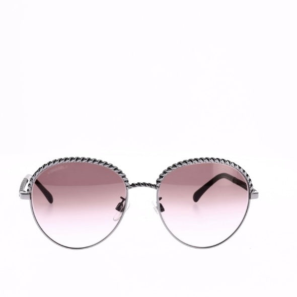 Chanel Bordeaux Metal Sunglasses