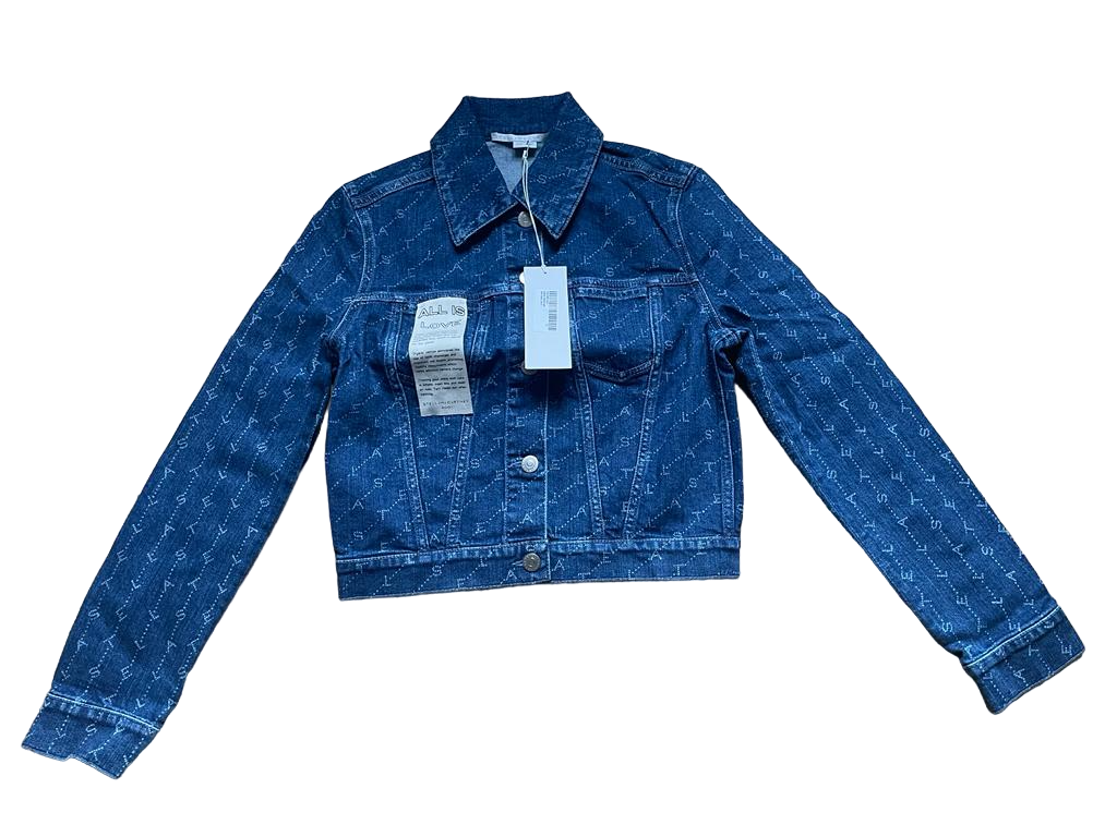 Veste en jean monogramme Stella Mc Cartney