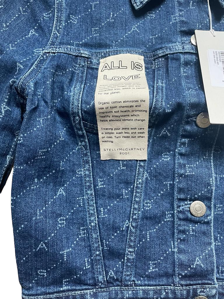 Veste en jean monogramme Stella Mc Cartney