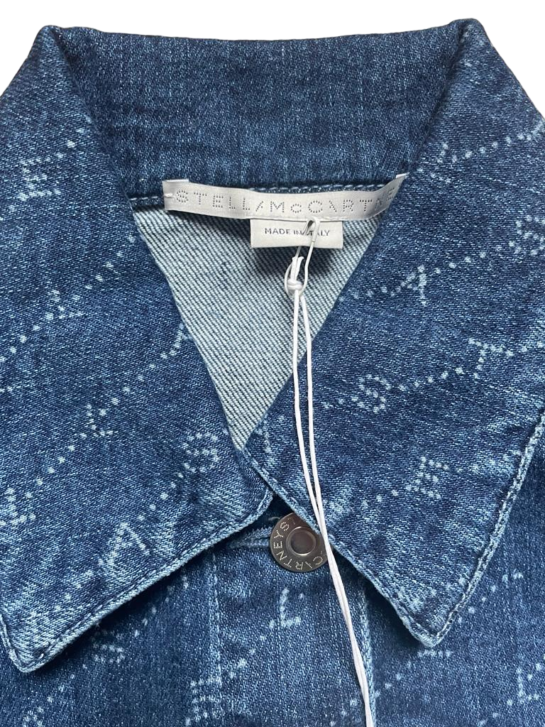 Veste en jean monogramme Stella Mc Cartney