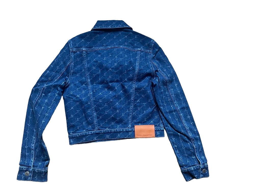 Veste en jean monogramme Stella Mc Cartney