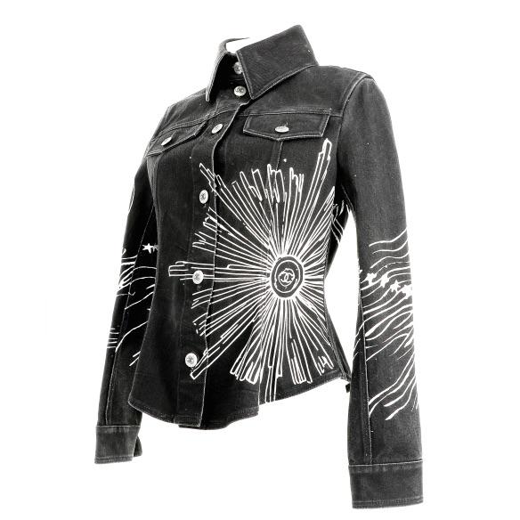 Veste Chanel Denim Anthracite