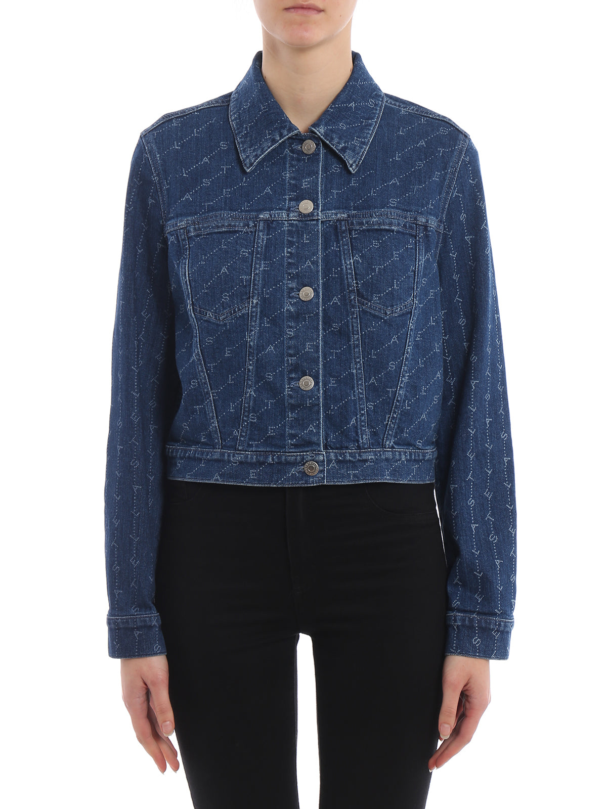 Veste en jean monogramme Stella Mc Cartney