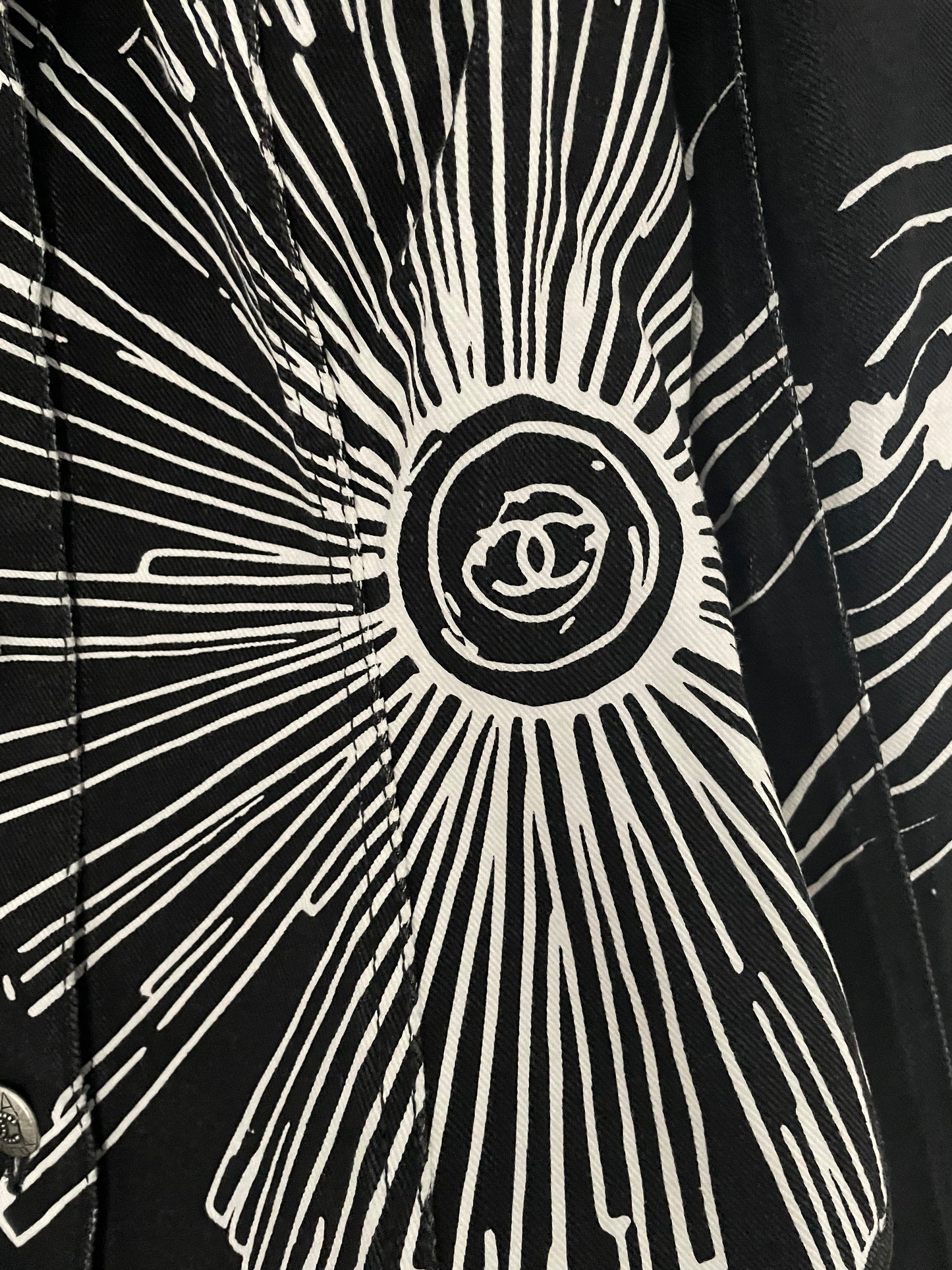 Veste Chanel Denim Anthracite