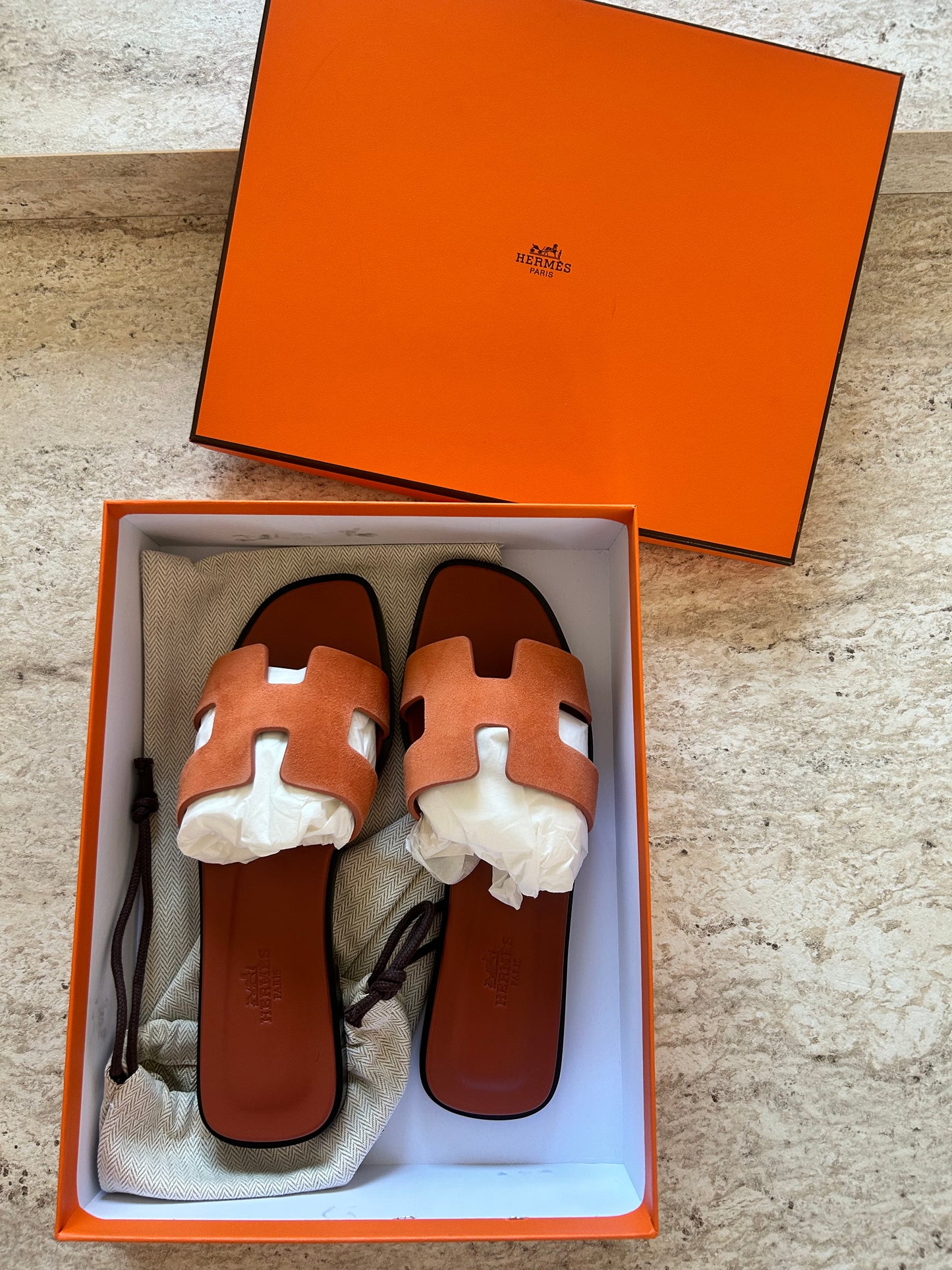 Mules Oran Hermès 38