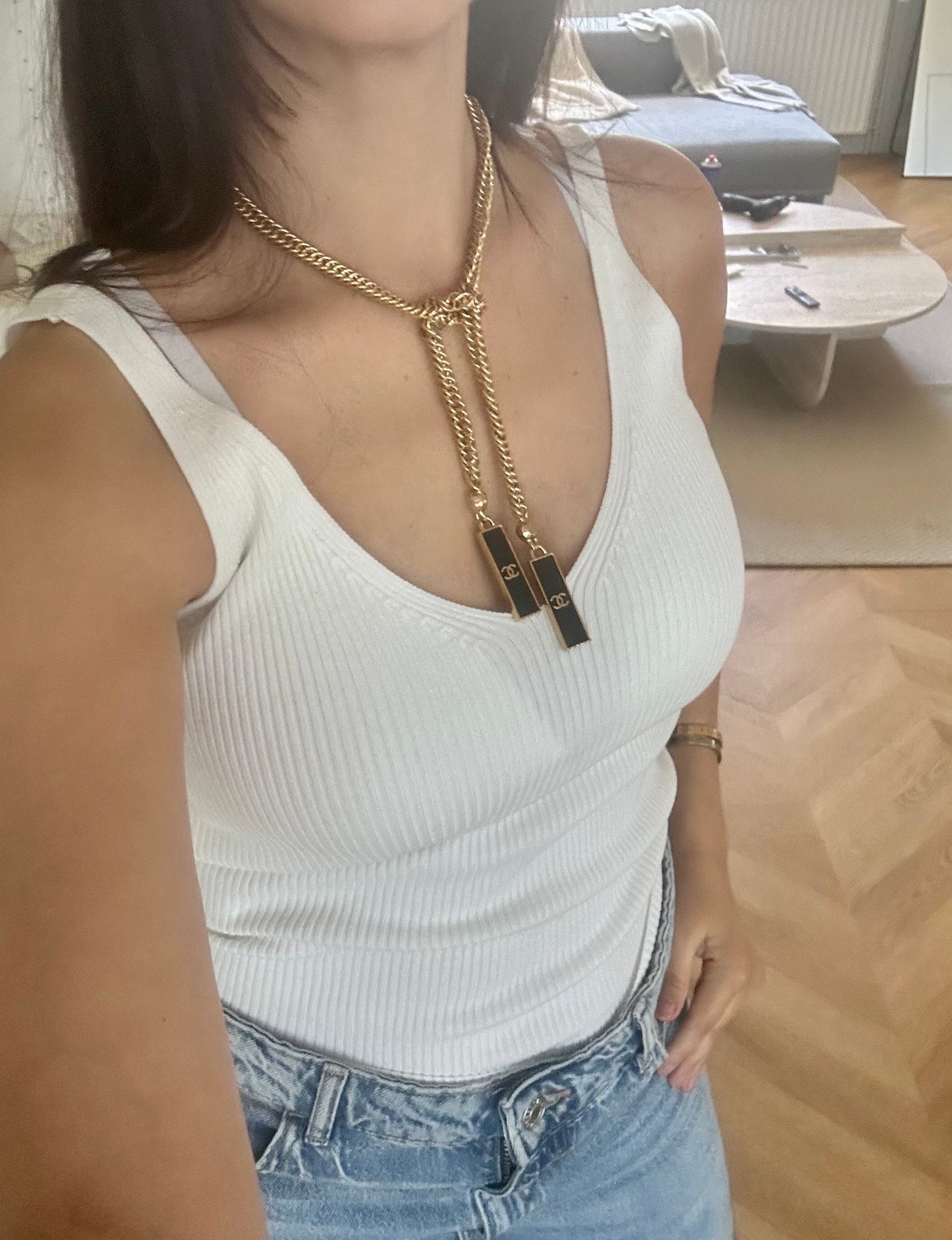 Collier à nouer Chanel