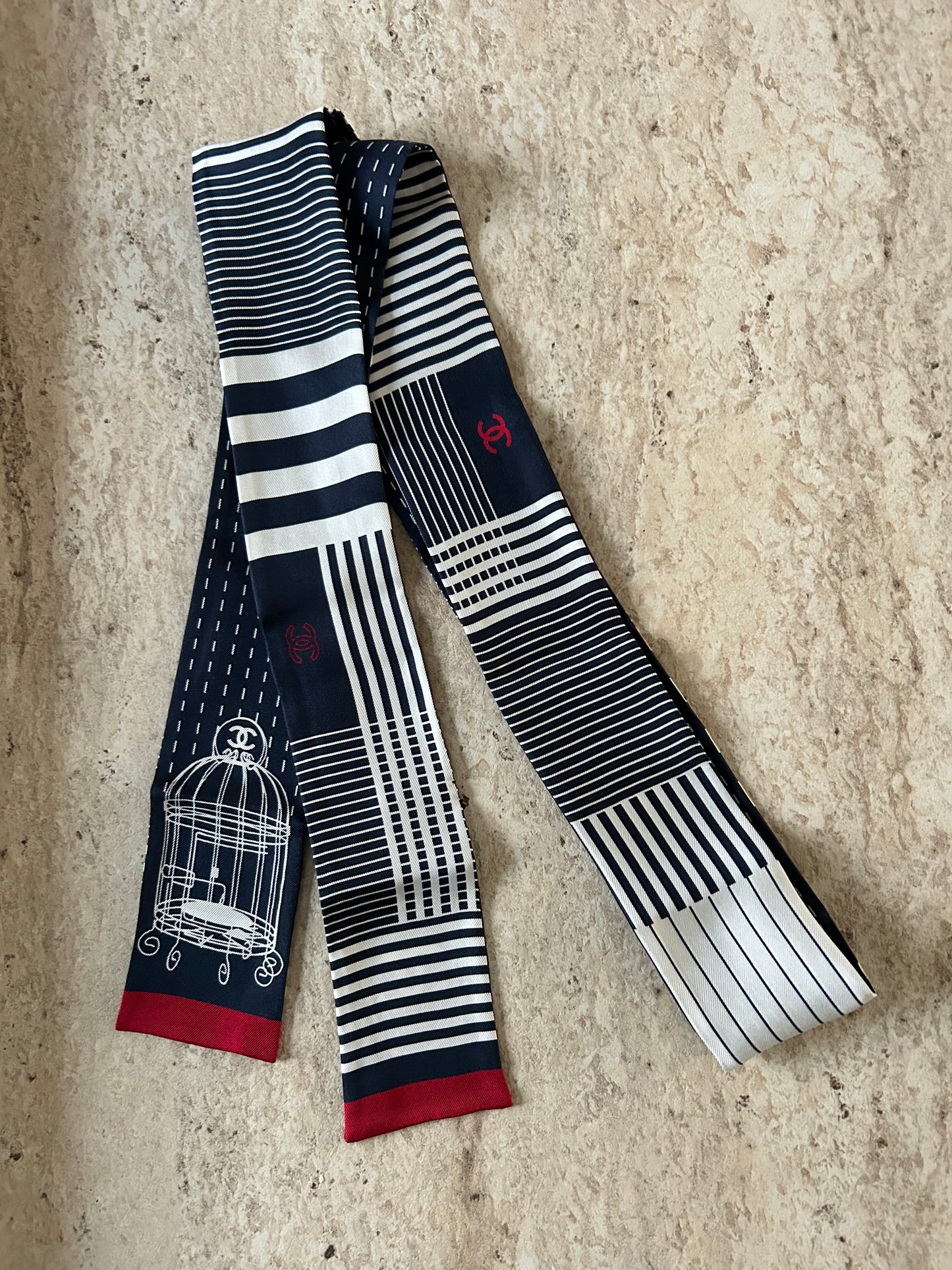 Bandeau twill Chanel