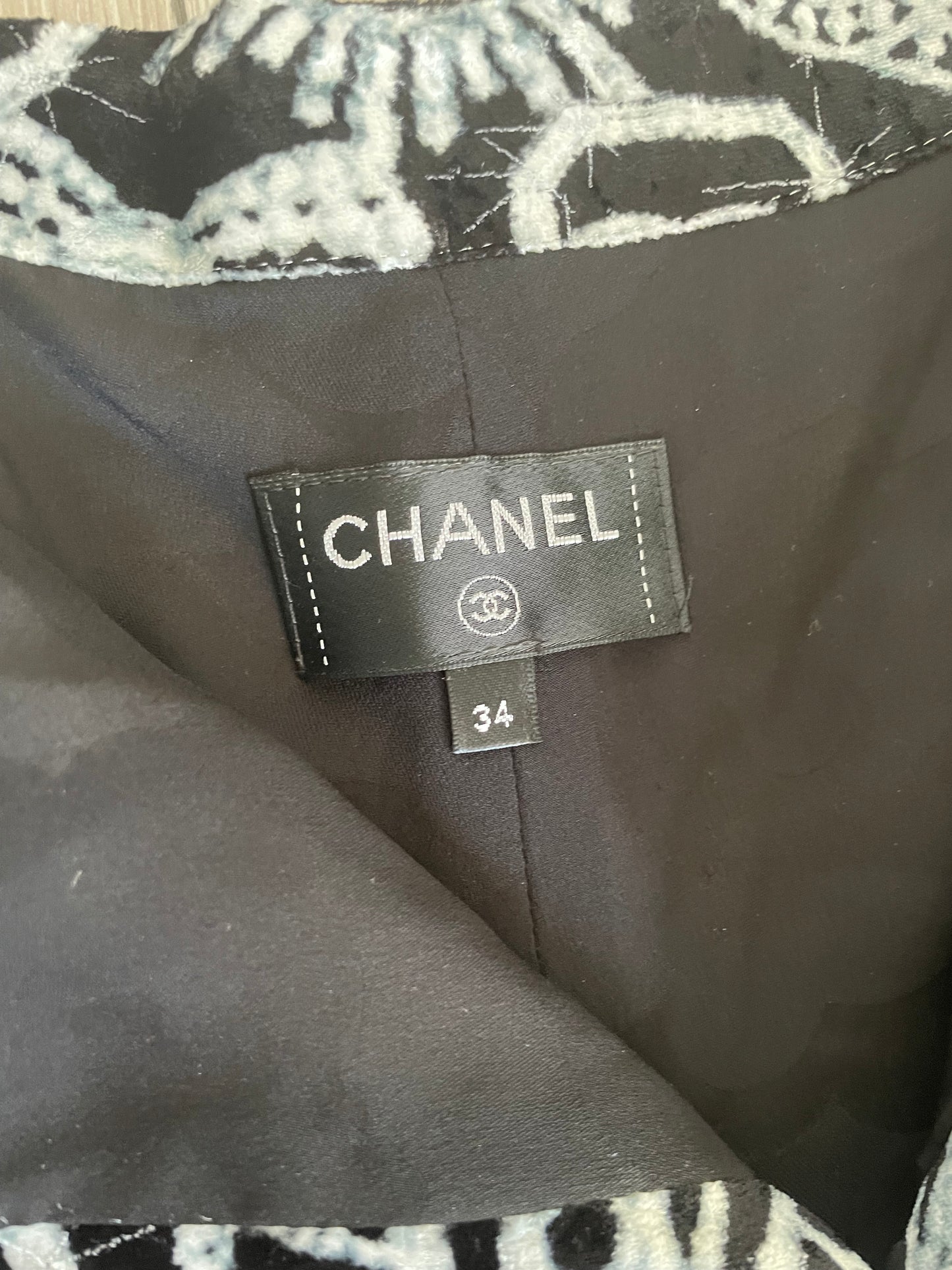 Pantalon carotte Chanel 34