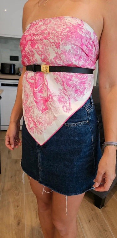 Top foulard Dior rivieira