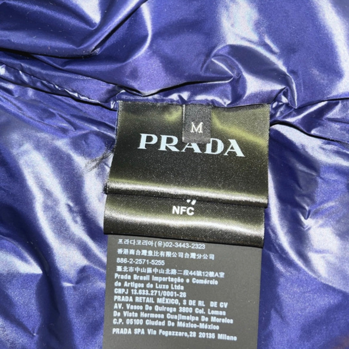 Prada M sleeveless down jacket