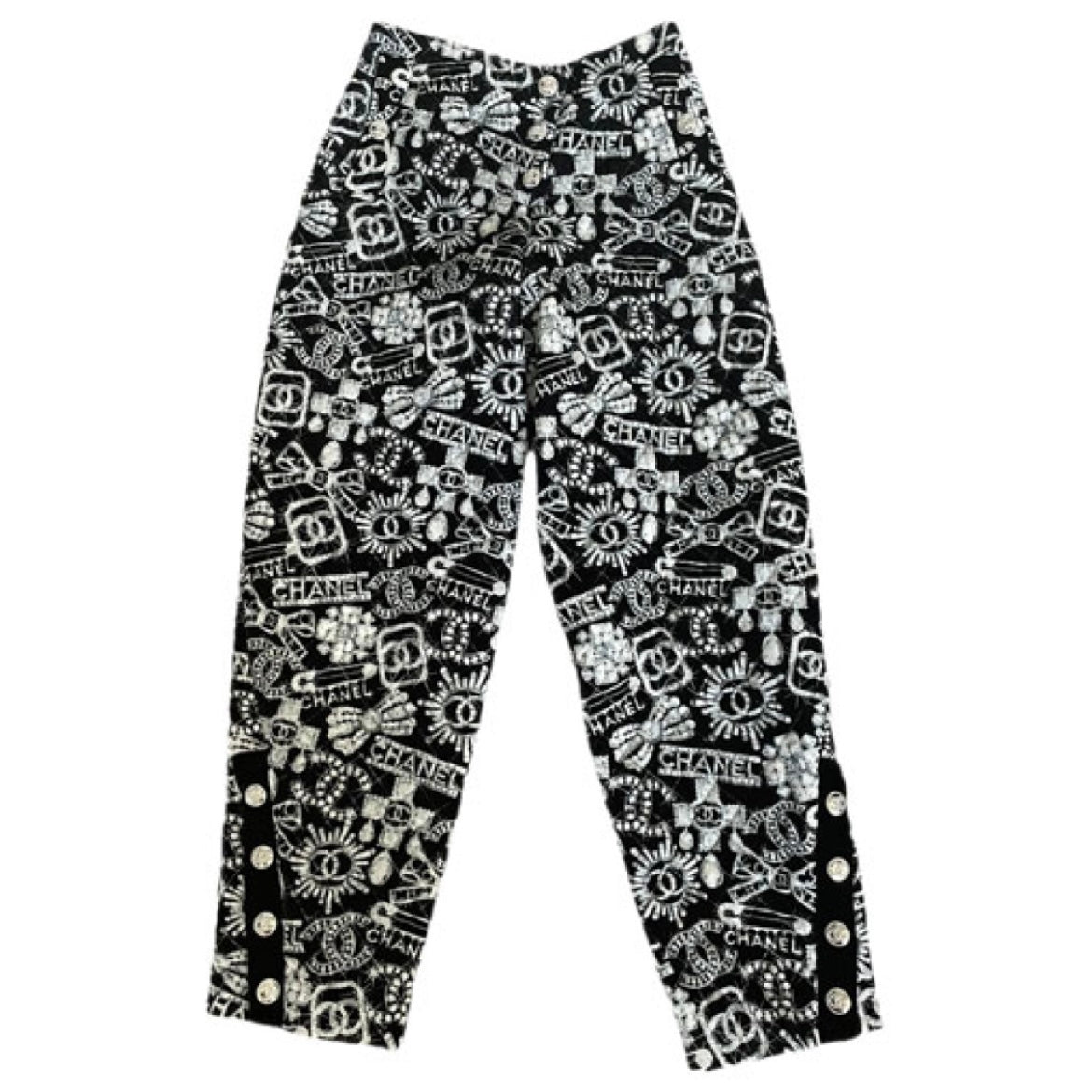 Pantalon carotte Chanel 34