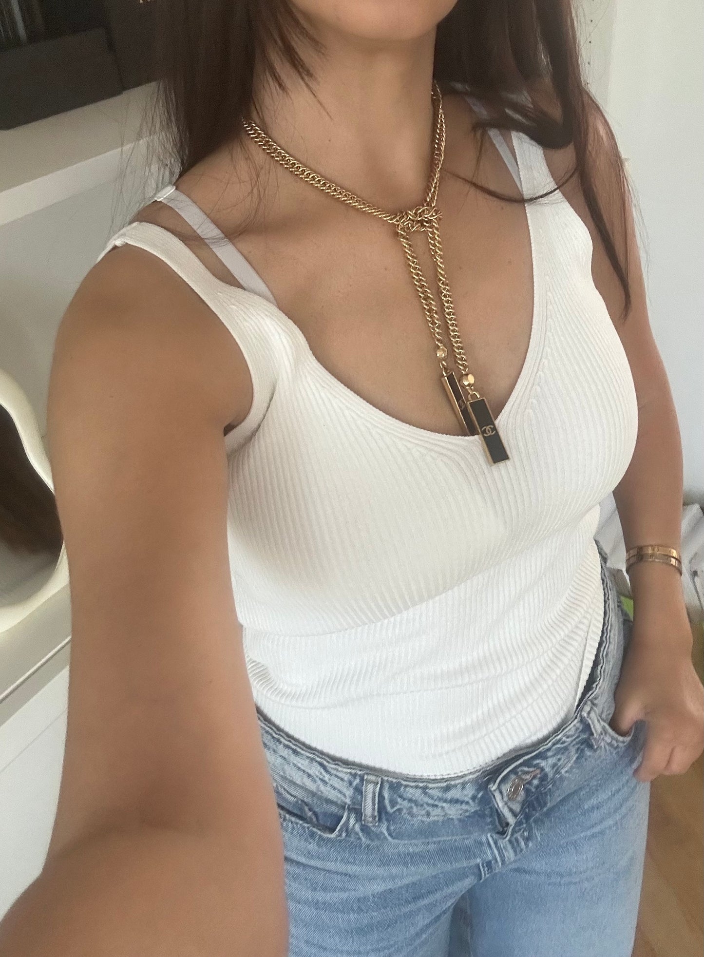 Collier à nouer Chanel