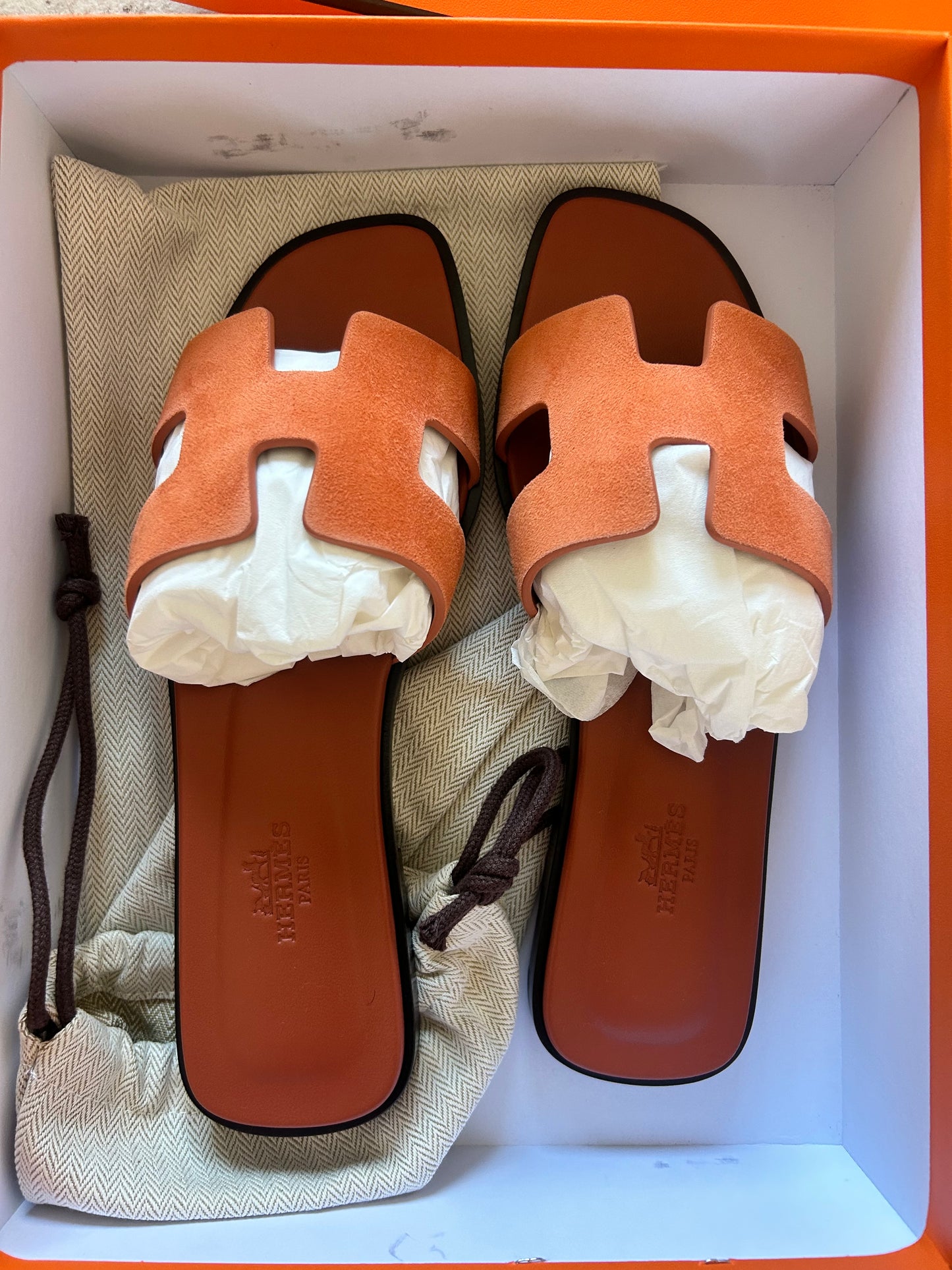 Mules Oran Hermès 38