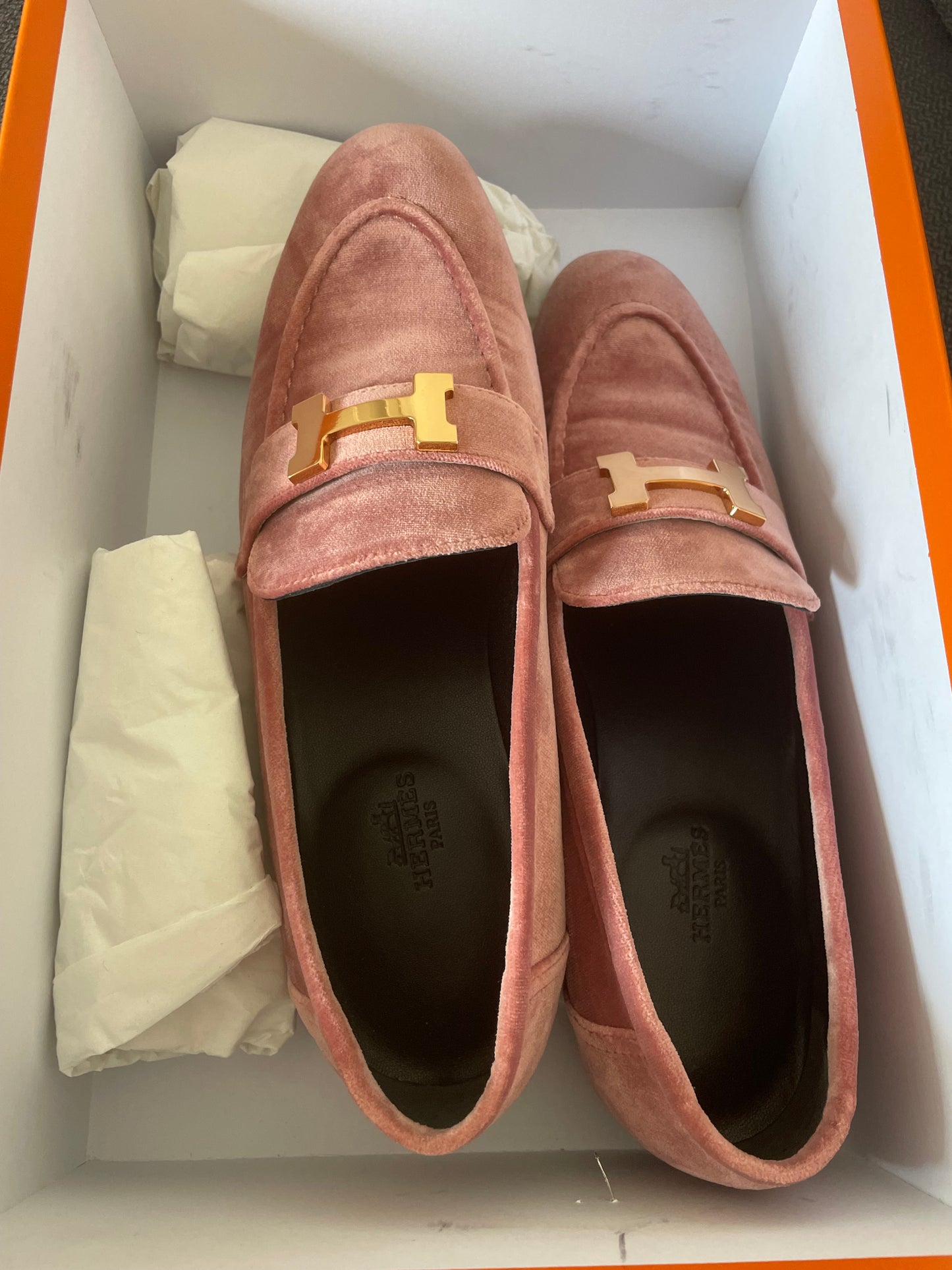 Mocassins Hermès modèle Paris 37,5