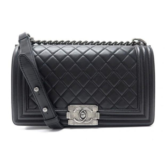 Sac Chanel Boy Classique Cuir Noir